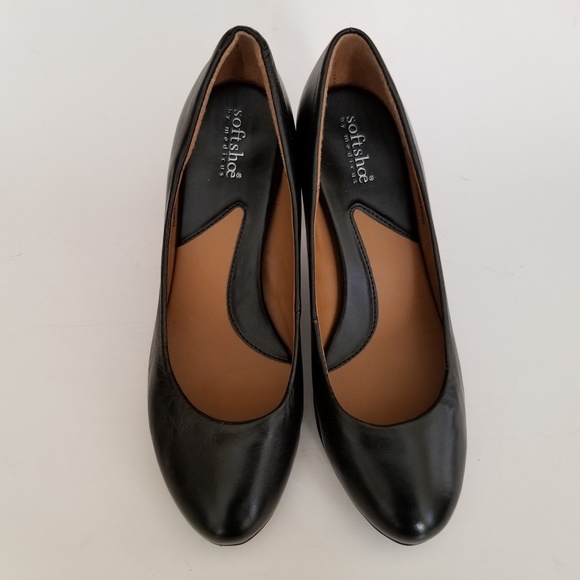 Soft Shoe by Medicus Black Work Career Pump - Picture 2 of 7